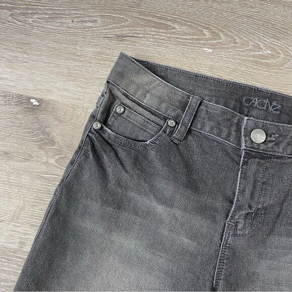 Cache Black Wash Straight Leg Boho Jeans SZ 2 - Picture 9 of 10